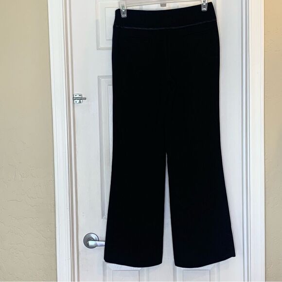 Liz Claiborne Audra Black Pants Flare Leg Size 4 - Picture 11 of 11